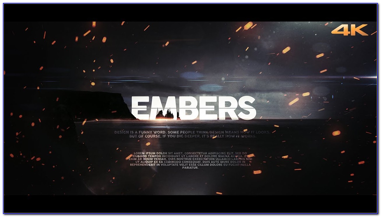 After Effects Template Cinematic Opener Free Download