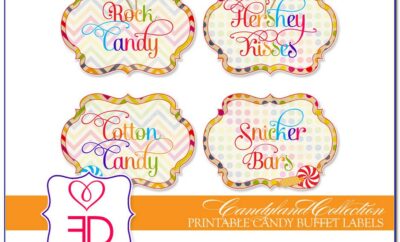 Baby Shower Candy Buffet Sign Template