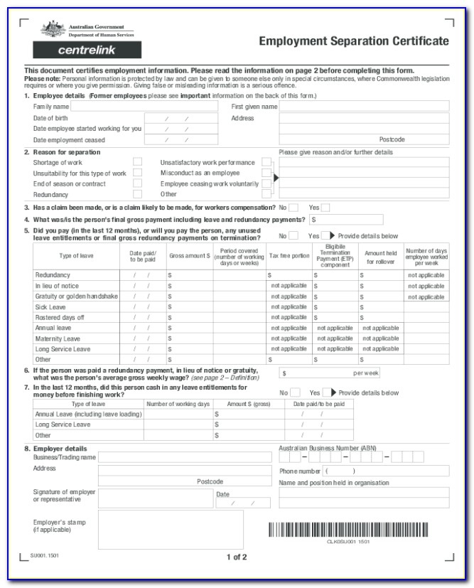 Blank Certificate Of Origin Form Usa