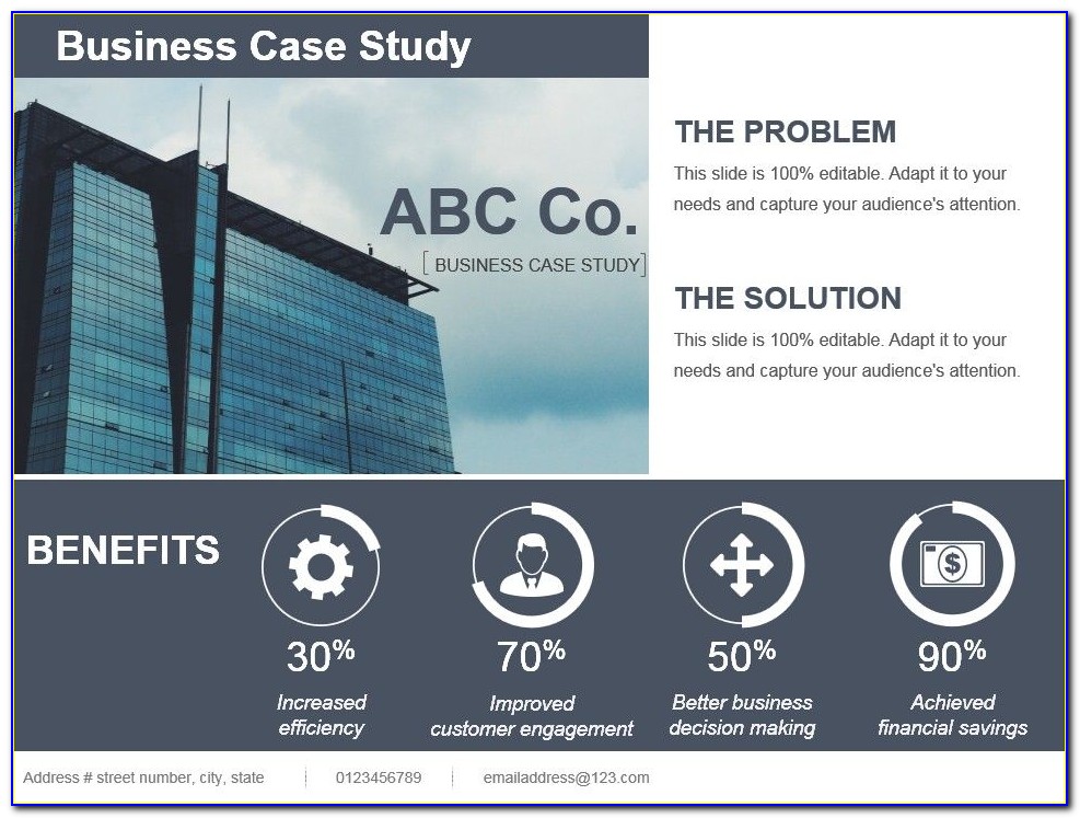 Business Case Study Template Ppt