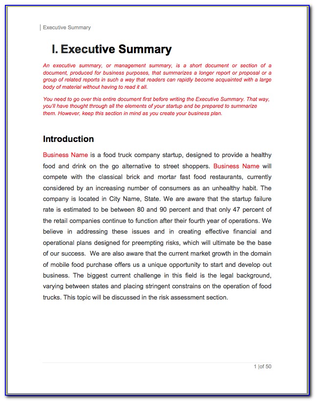 Business Continuity Plan Template For Financial Services