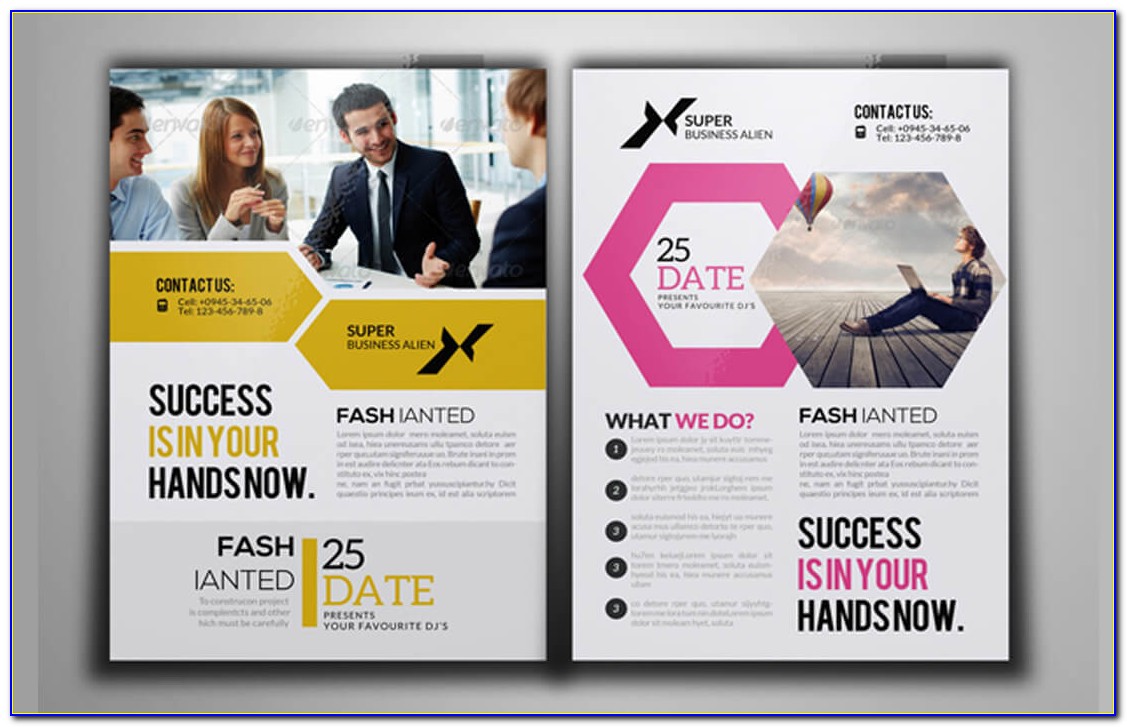 Business Flyer Template Free Psd