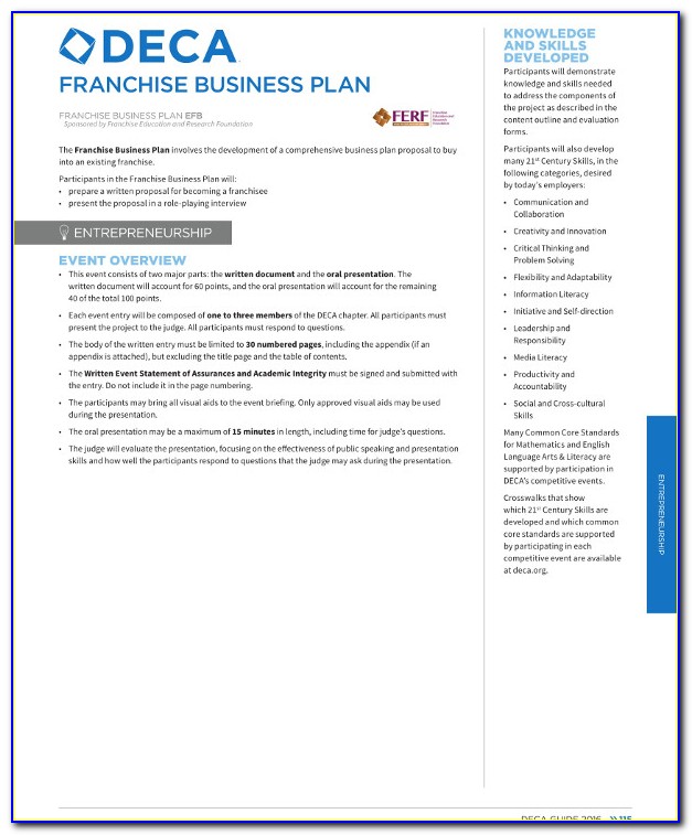 Business Plan Examples For Food Truck