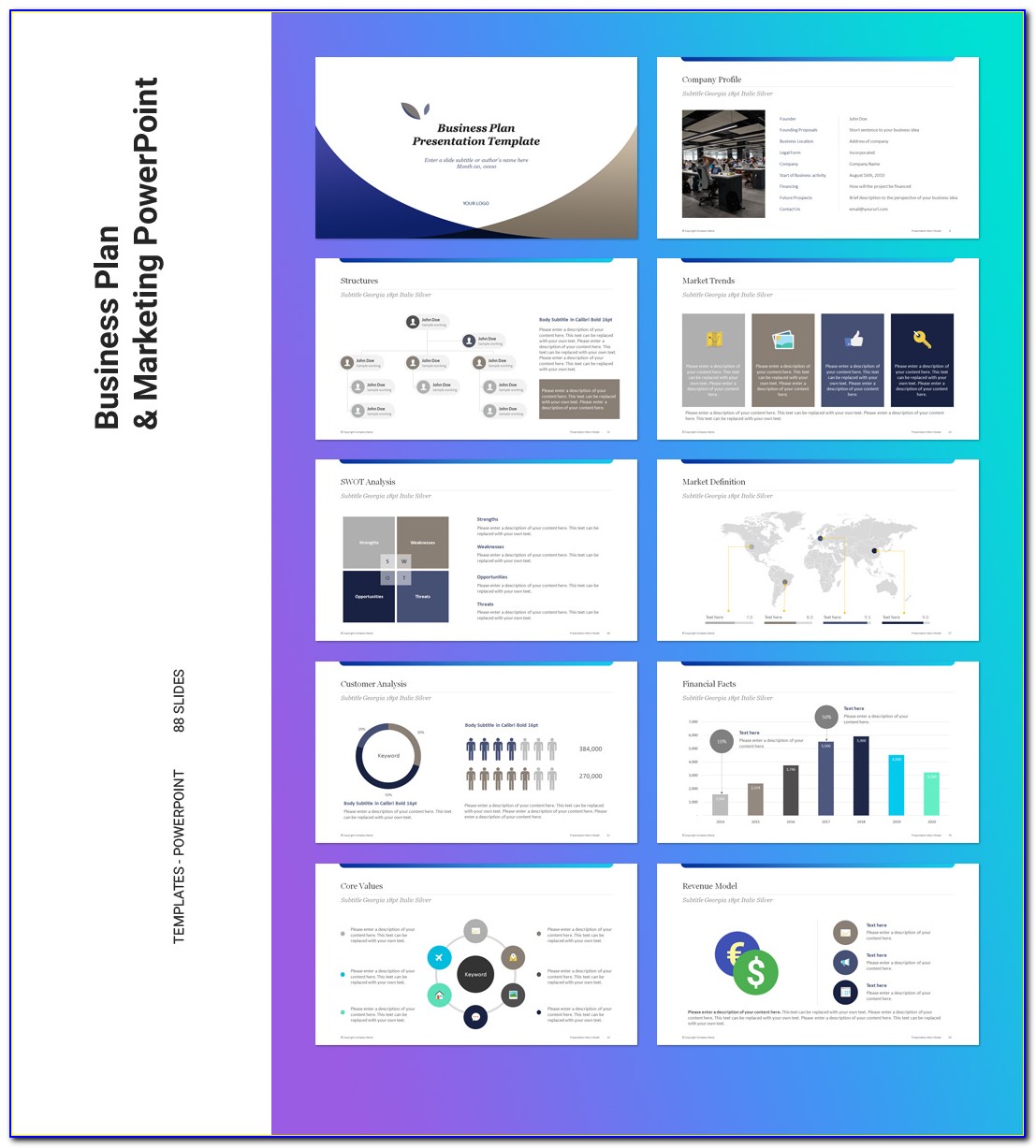 Business Plan Ppt Templates Free Download