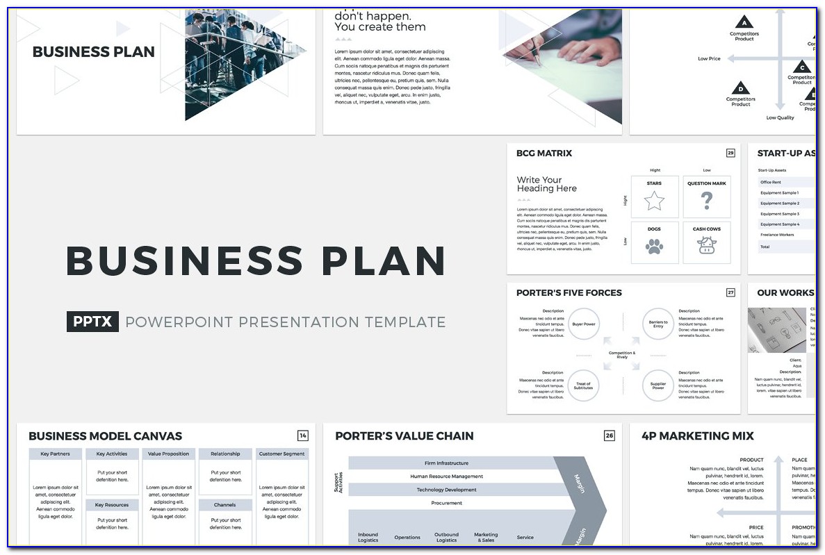 Business Plan Presentation Ppt Template