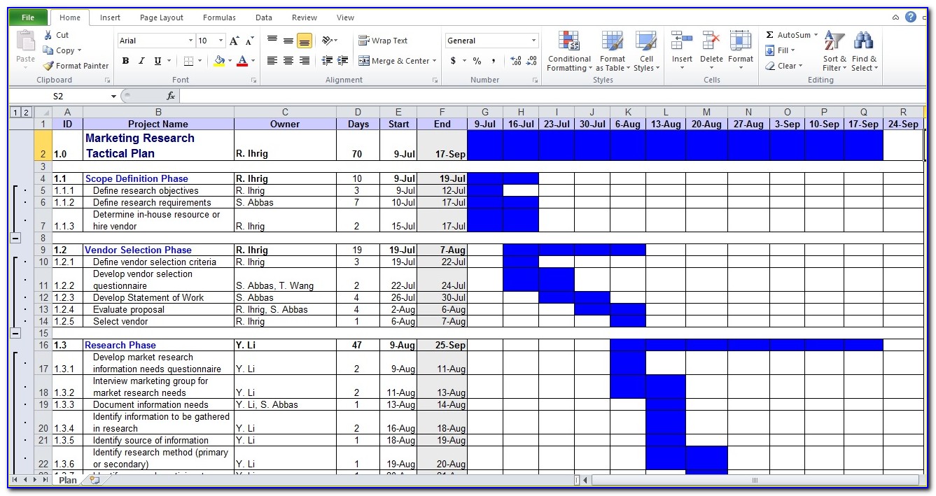 Business Plan Template Excel Download