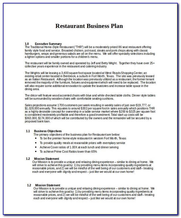 Business Startup Plan Template Free