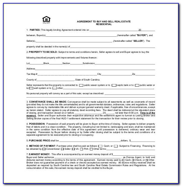 Buy And Sell Agreement Form
