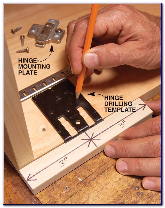 Cabinet Hardware Door And Drawer Drilling Template