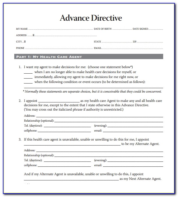 California Advance Health Care Directive Form 3 1