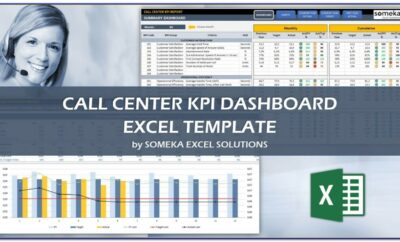 Call Center Dashboard Excel Templates