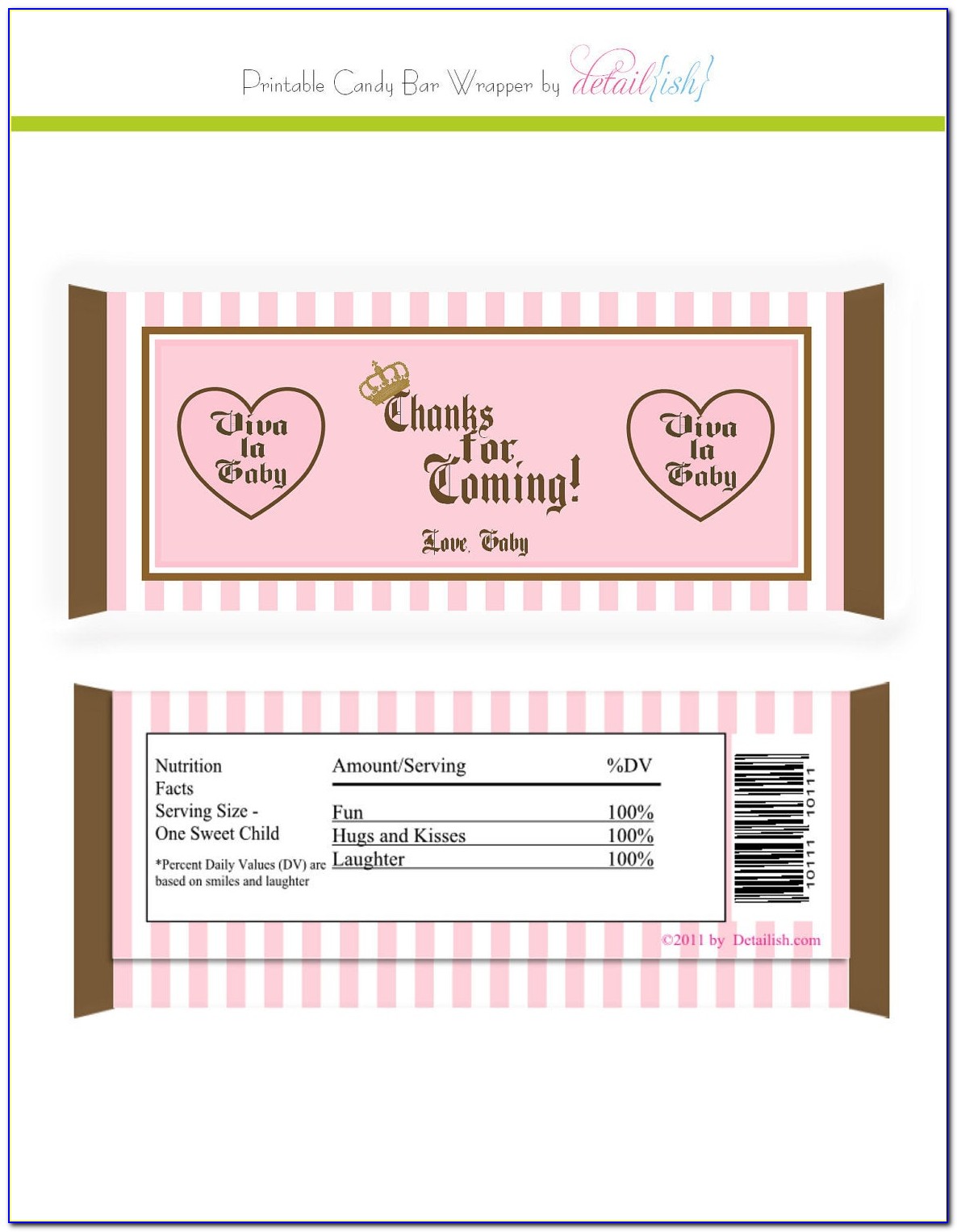 word template candy bar wrapper mini