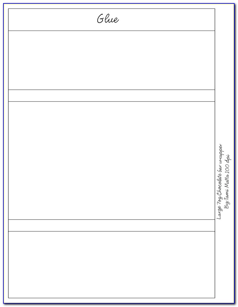 Candy Wrapper Printable Template