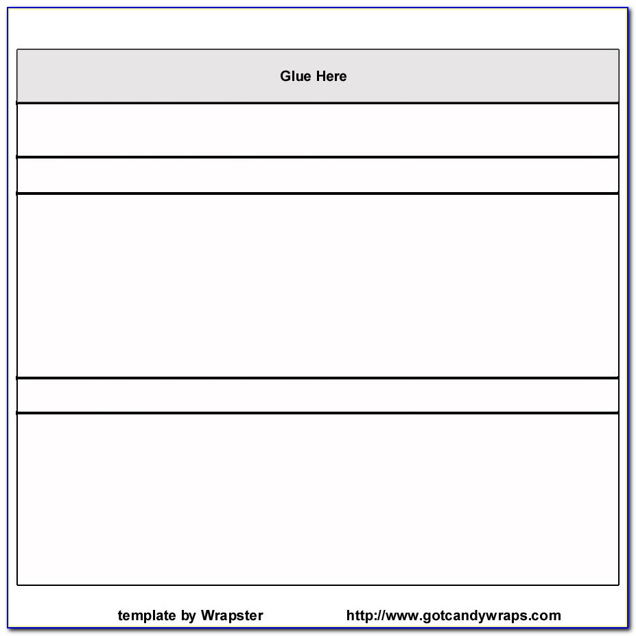 word candy bar wrapper template