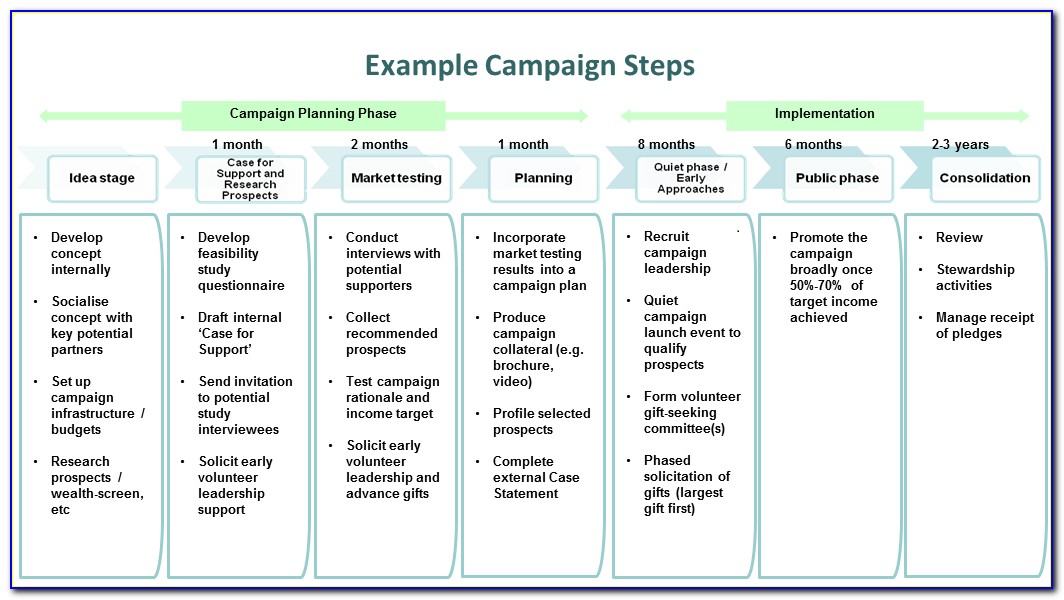 Capital Campaign Plan Example