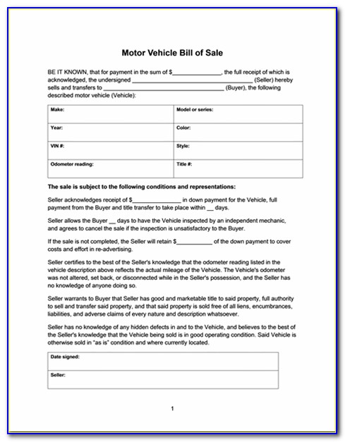 Car Buying Contract Template Uk