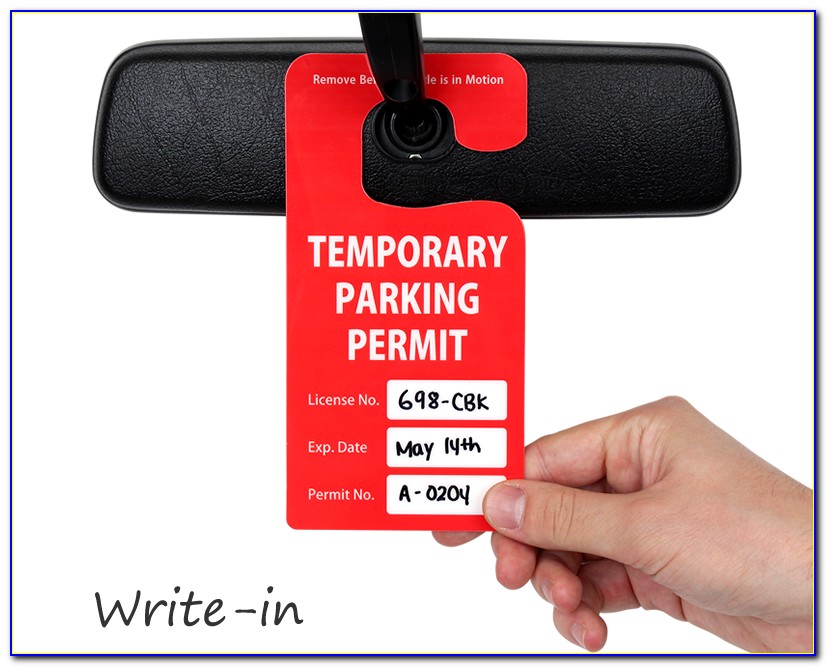 Car Parking Permit Templates