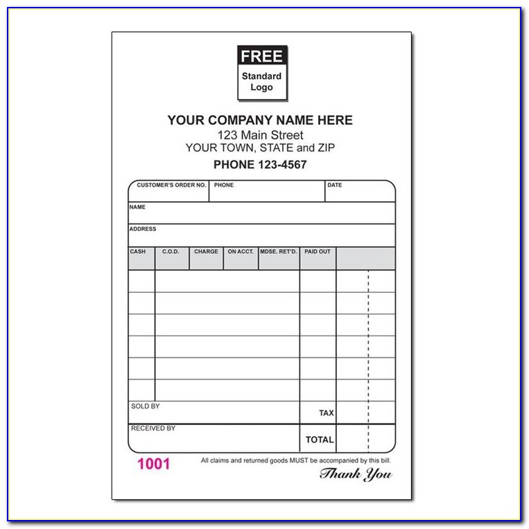 Cash On Delivery Invoice Template
