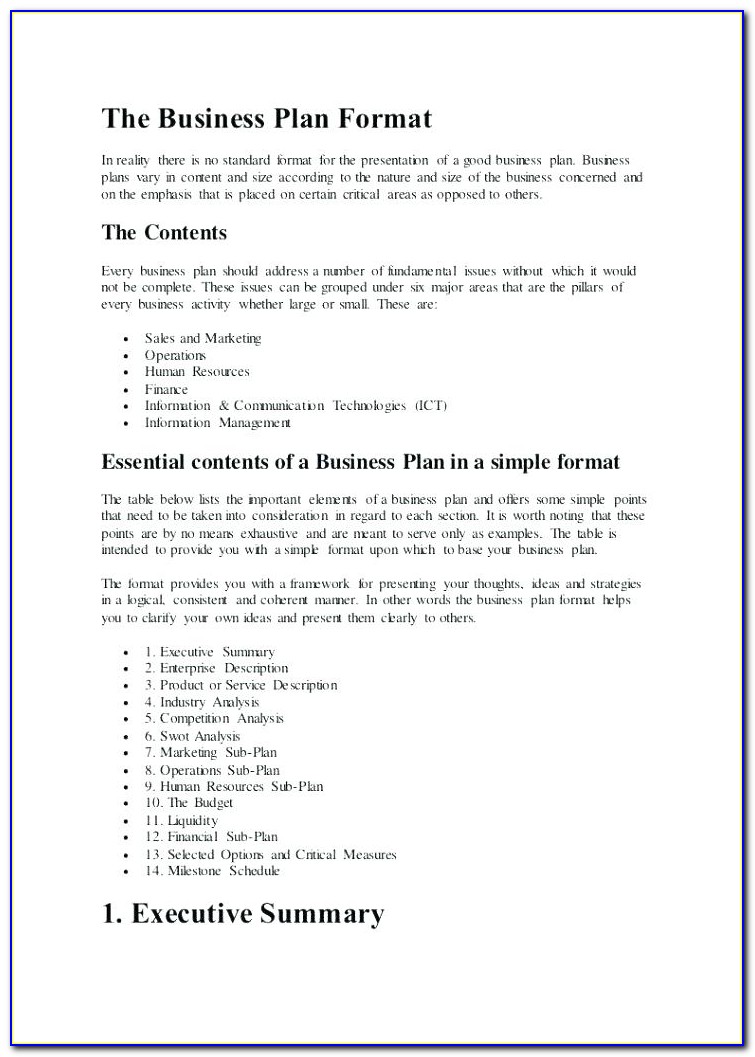 Catering Business Plan Template Download