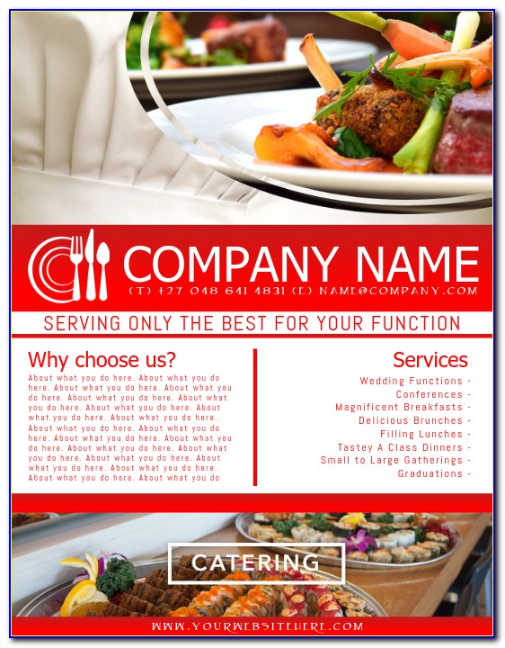 Catering Customer Feedback Form Template