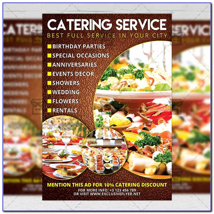 Catering Flyer Templates Free