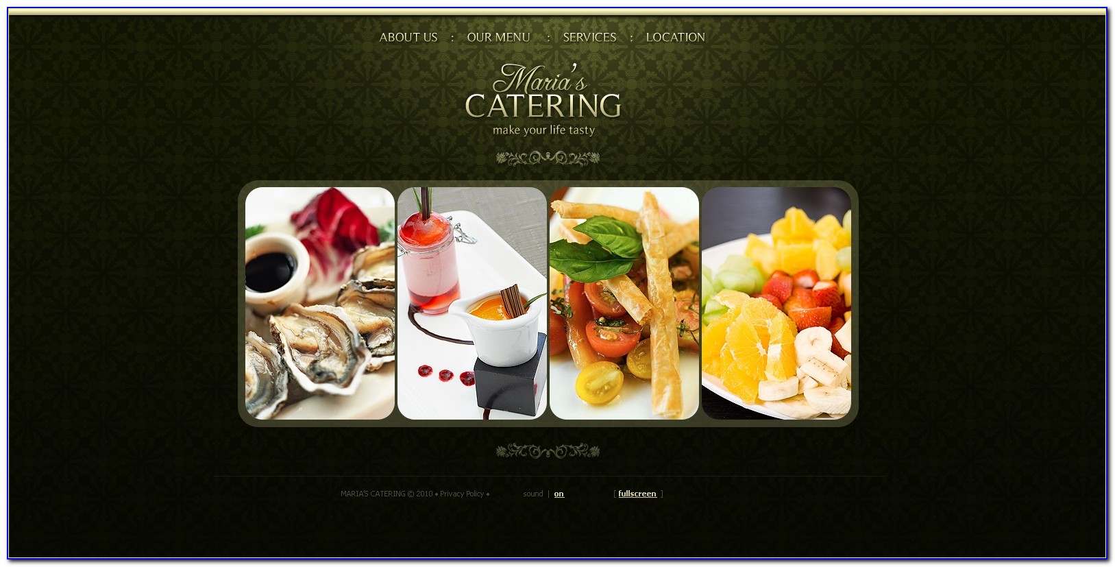 Catering Services Website Templates Free Download
