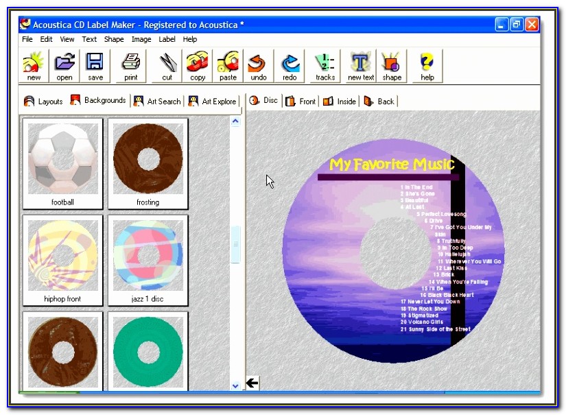 Cd Label Template For Mac Free