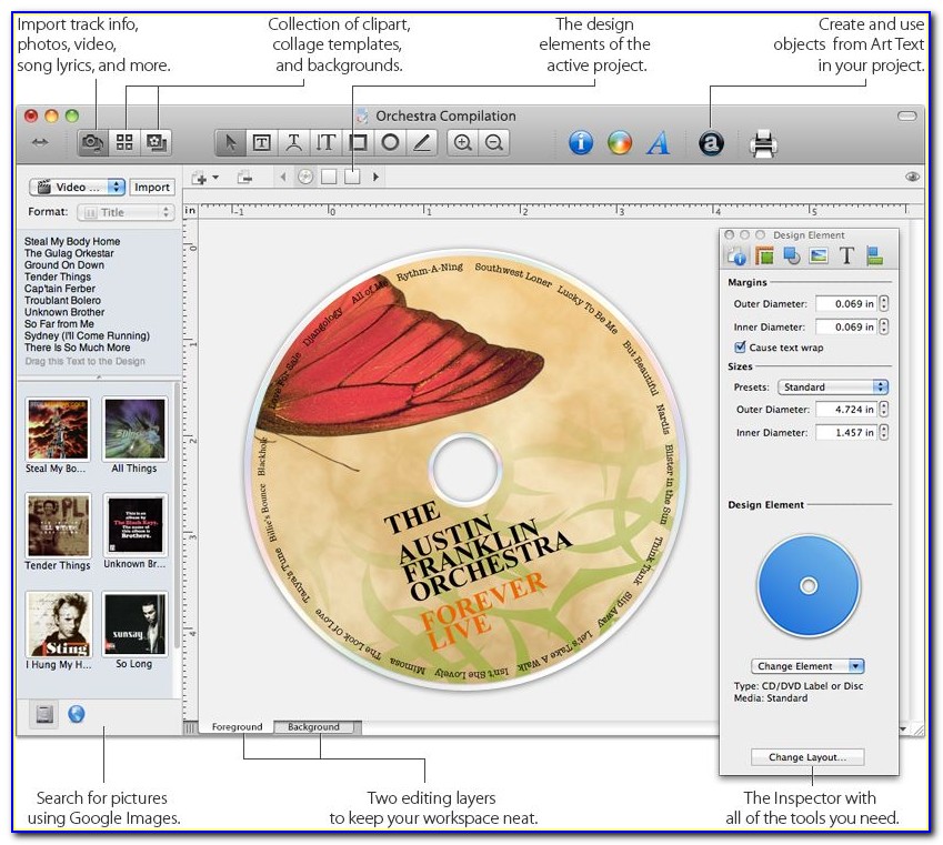 Cd Label Template Software Free