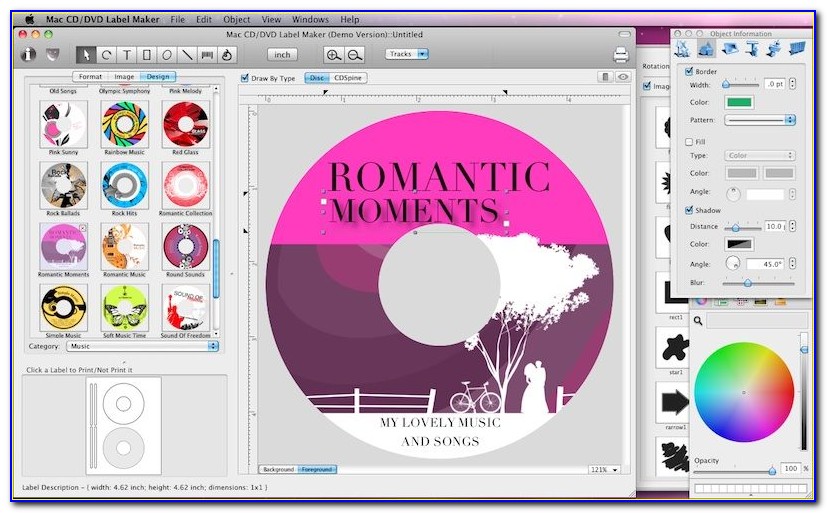 Cd Label Template Software