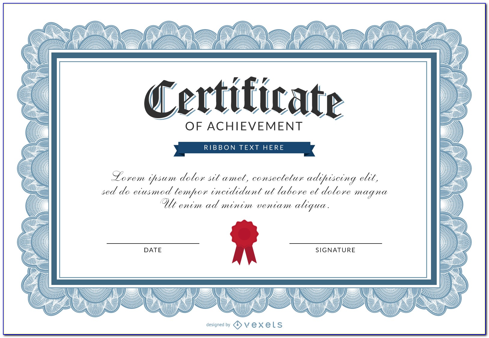 Certificate Of Achievement Template Powerpoint