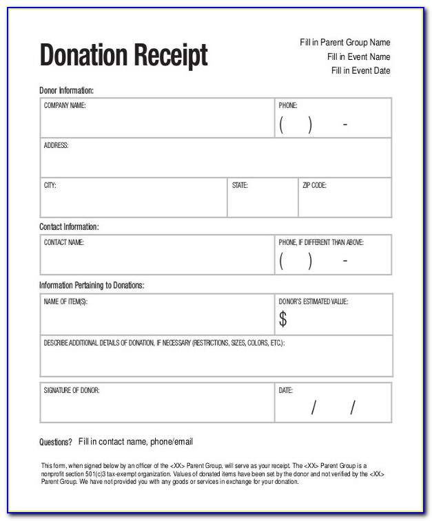 Charitable Donation Letter Sample
