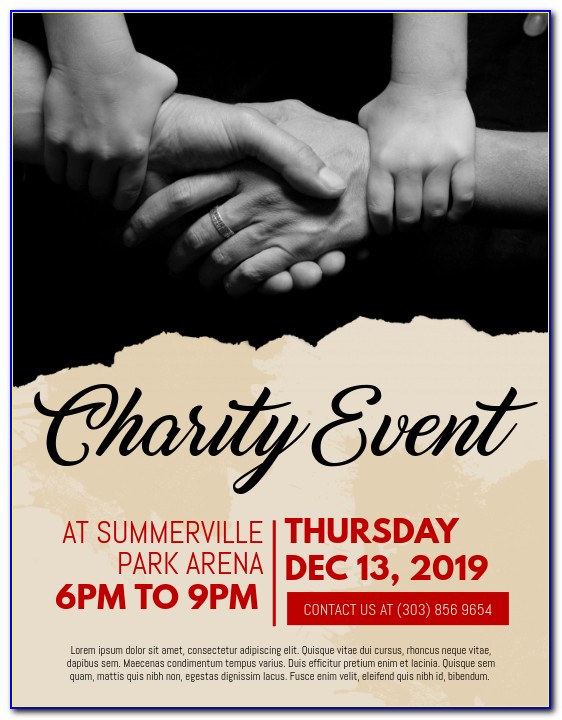 Charity Event Flyer Templates Free