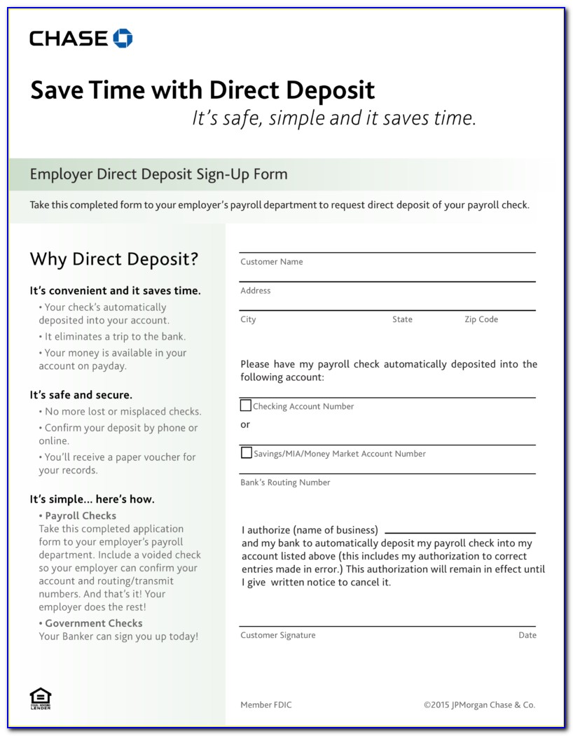 Chase Bank Durable Power Of Attorney Form