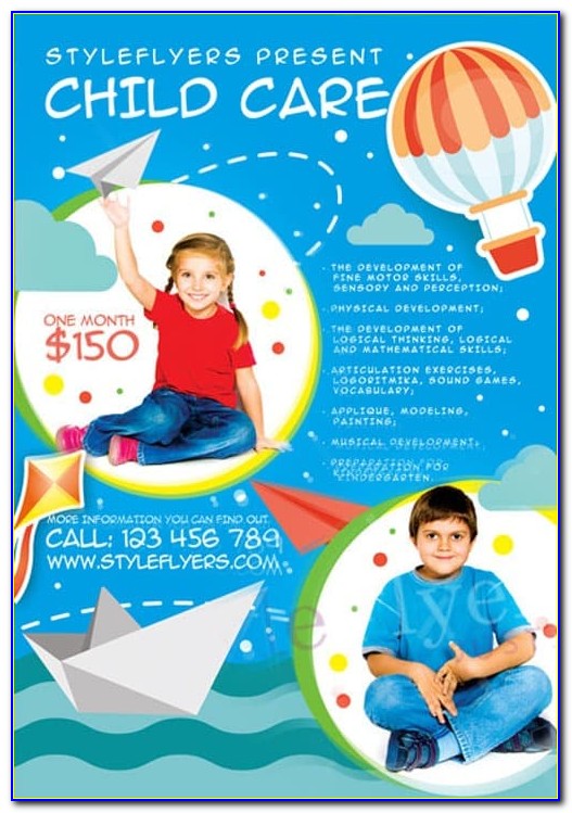 Child Care Flyer Template Download