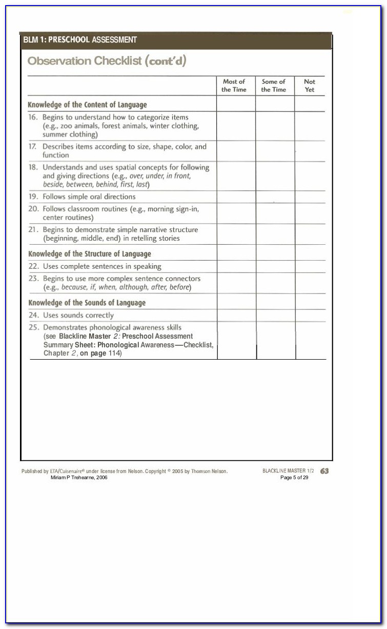 Child Care Observation Consent Form