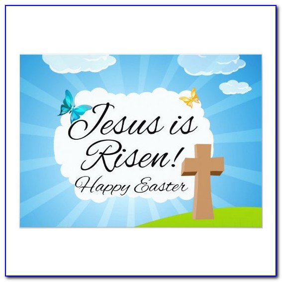 Christian Easter Bookmark Template
