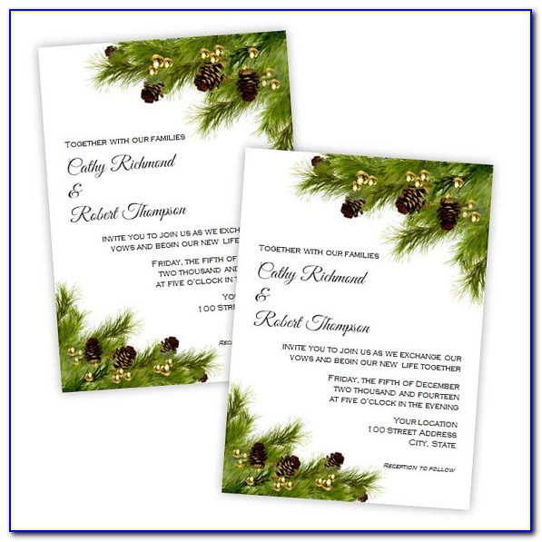 Christmas Dinner Invitation Email Template