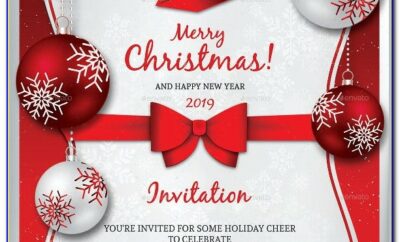 Christmas Holiday Invitation Templates