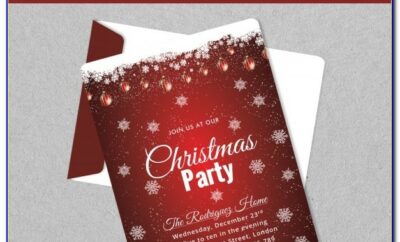 Christmas Invitation Templates Printable