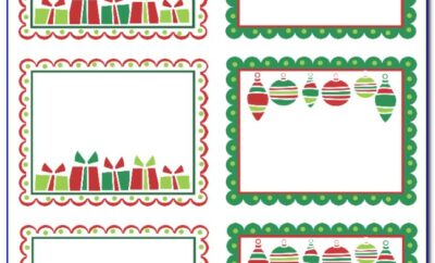Christmas Mailing Label Templates