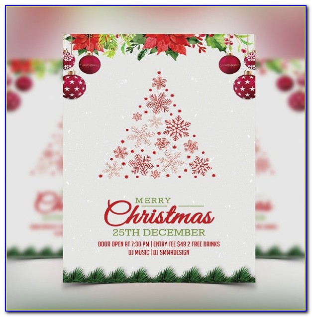 Christmas Party Invitations Templates Free