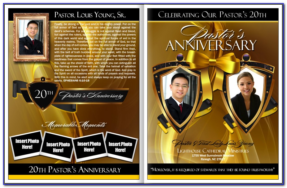 Church Anniversary Invitation Card Format