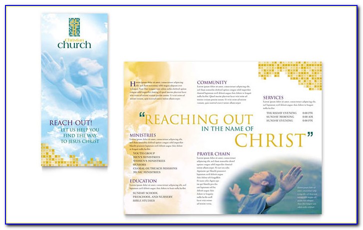 Church Event Brochure Templates Free