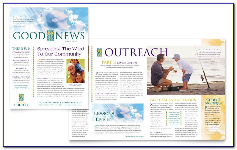 Church Newsletter Templates Publisher
