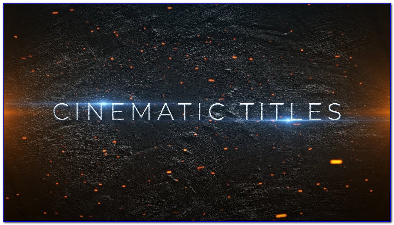 Cinematic Opener After Effects Template