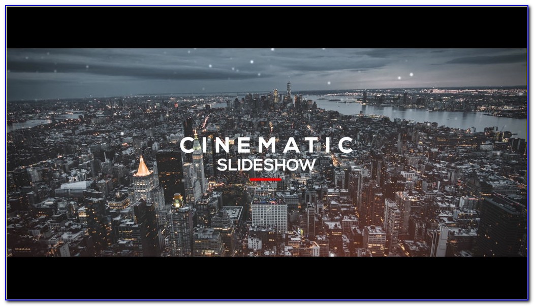 Cinematic Slideshow After Effects Templates