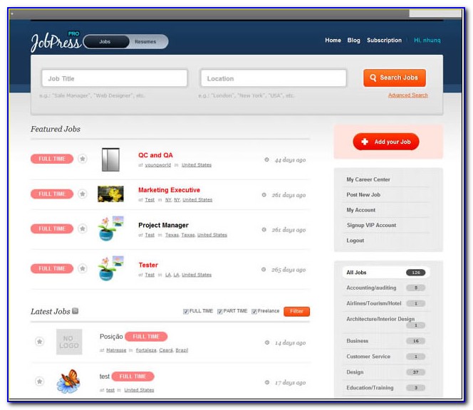 Classified Ads Theme Free Download