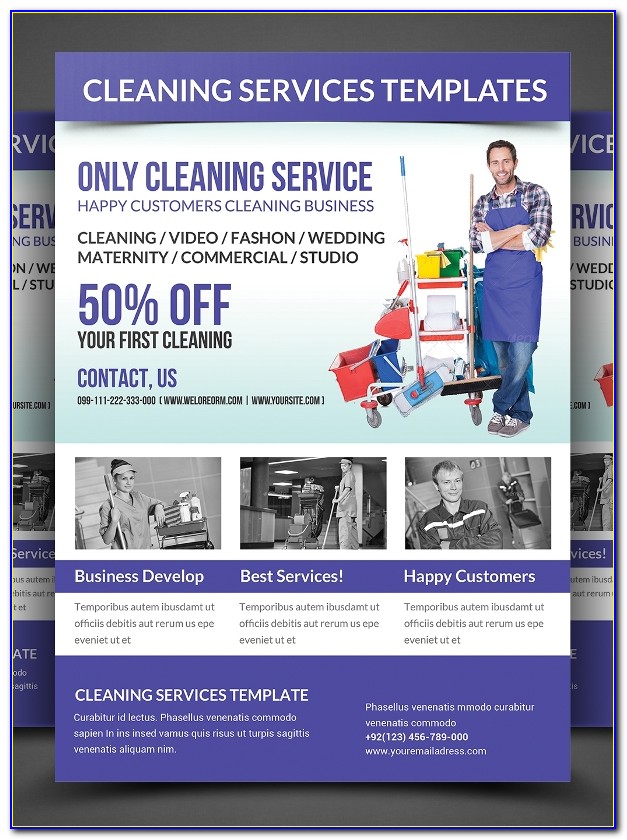 Cleaning Flyer Templates Download