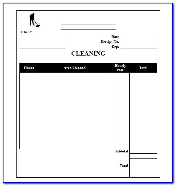 Cleaning Invoice Sample Uk