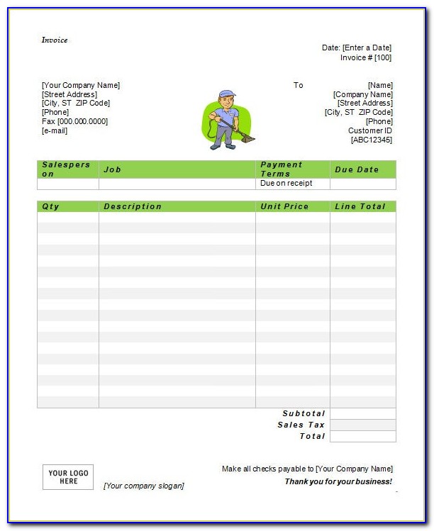 Cleaning Service Agreement Template Free